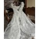 Cor Cupidinis Pearl Maiden Blouse Skirt Corset Belt Cape Overdress JSK Set OP and Underskirt(Limited Reservation/Multiple Colours/Full Payment Without Shipping)